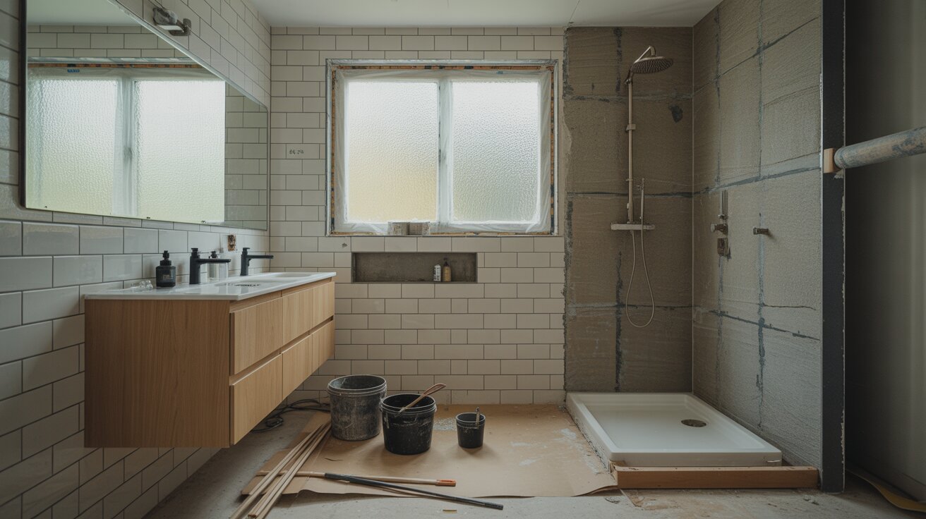 Badrumsrenovering