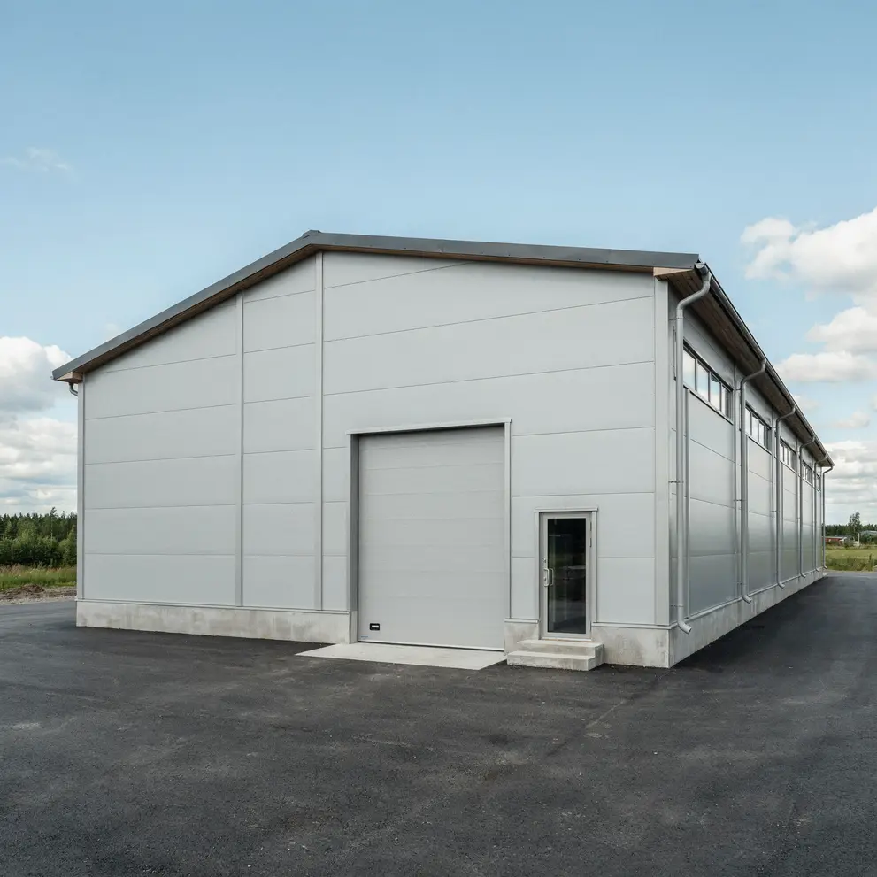 bygga stalhall lager industrifastighet enkoping stockholm
